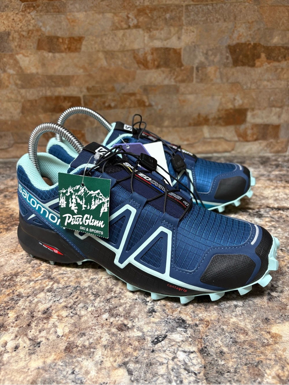 Salomon Speedcross 4 Poseidon/Eggshell Blue/Black Size 7